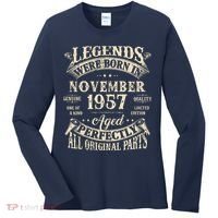Birthday Gift 1957 Legend November 1957 Women's Long Sleeve Shirt thumb 0