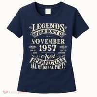Birthday Gift 1957 Legend November 1957 Women's T-Shirt thumb 0