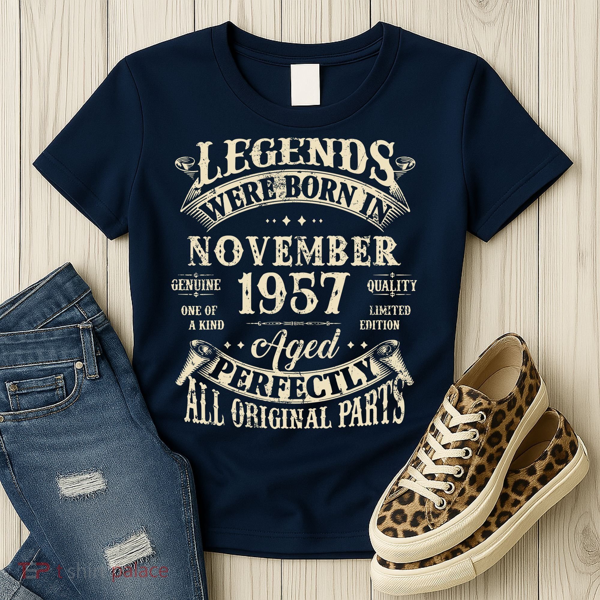 Birthday Gift 1957 Legend November 1957 Women's T-Shirt