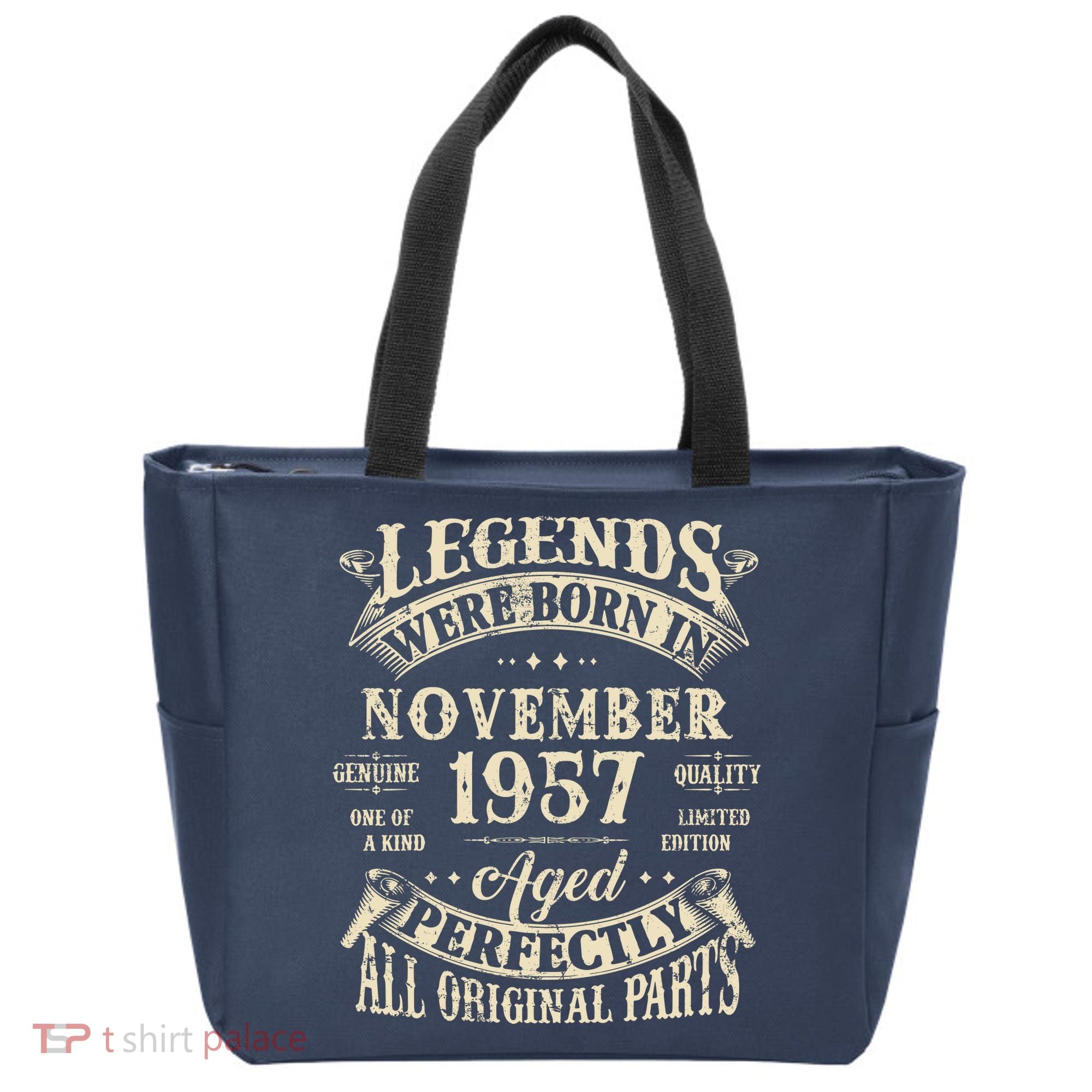 Birthday Gift 1957 Legend November 1957 Tote Bag