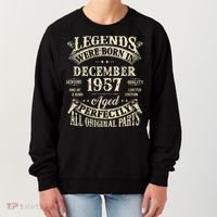 Birthday Gift 1957 Legend December 1957 Women's Sweatshirt thumb 0