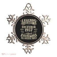 Birthday Gift 1957 Legend December 1957 Ornament thumb 0