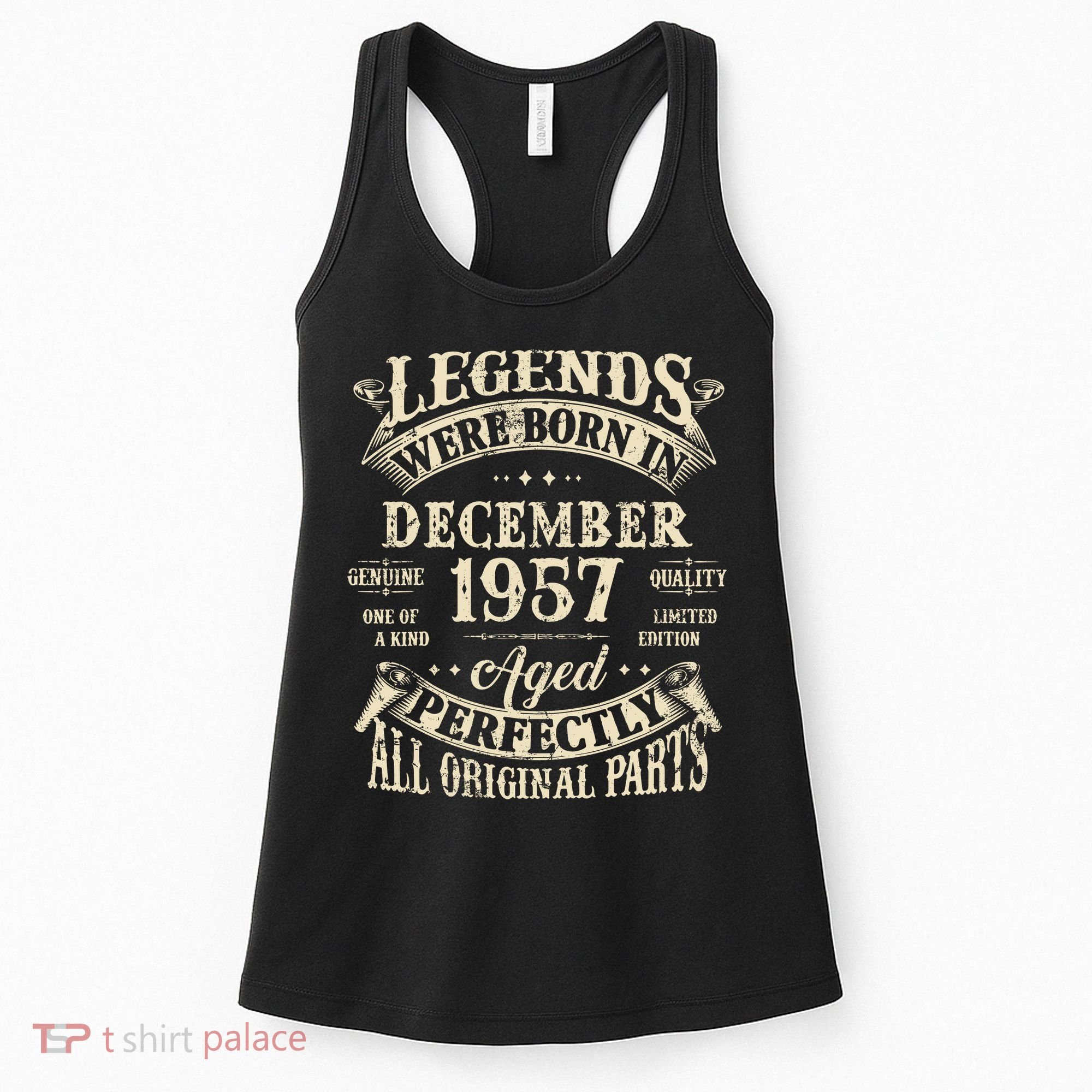 Birthday Gift 1957 Legend December 1957 Women's Tank Top