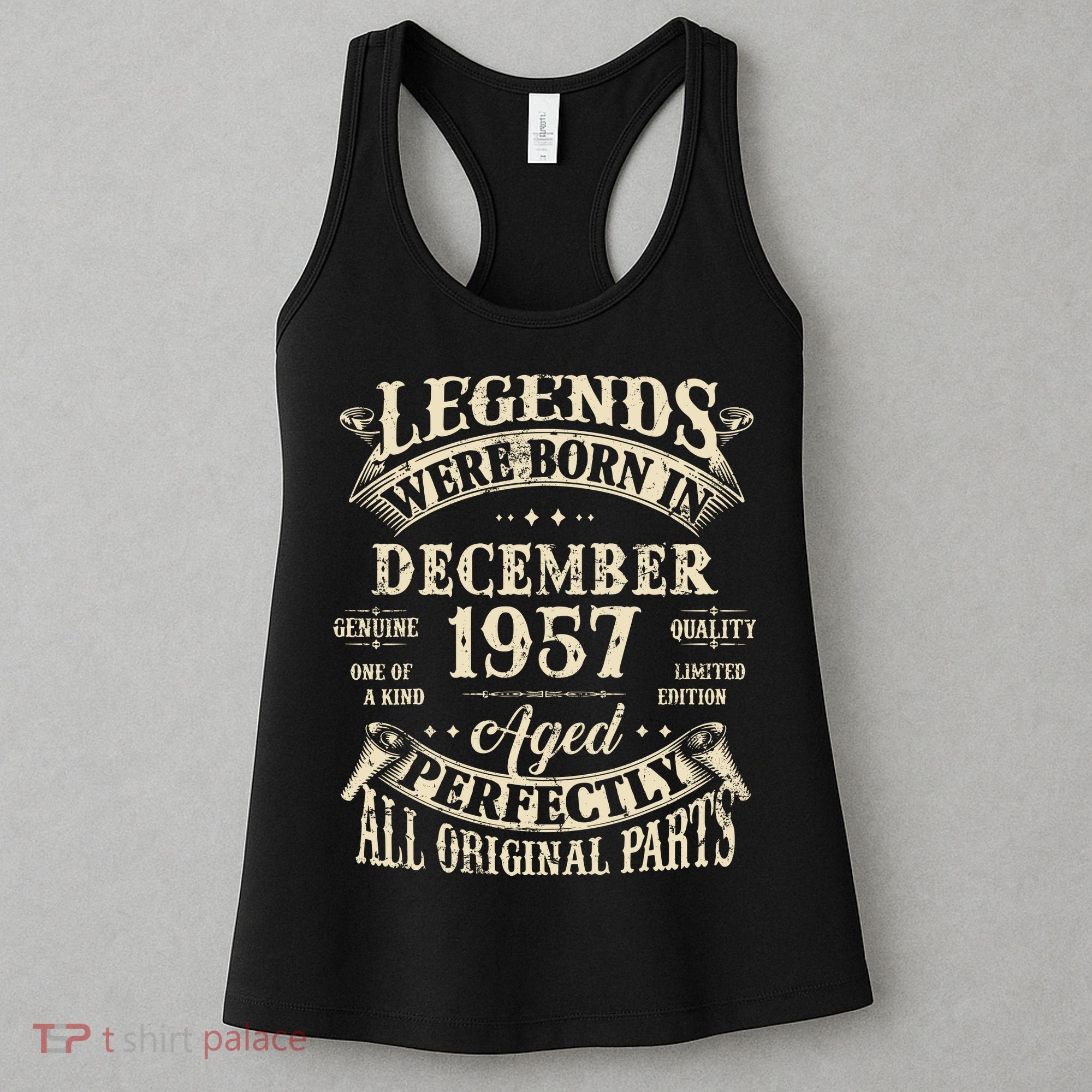 Birthday Gift 1957 Legend December 1957 Women's Tank Top