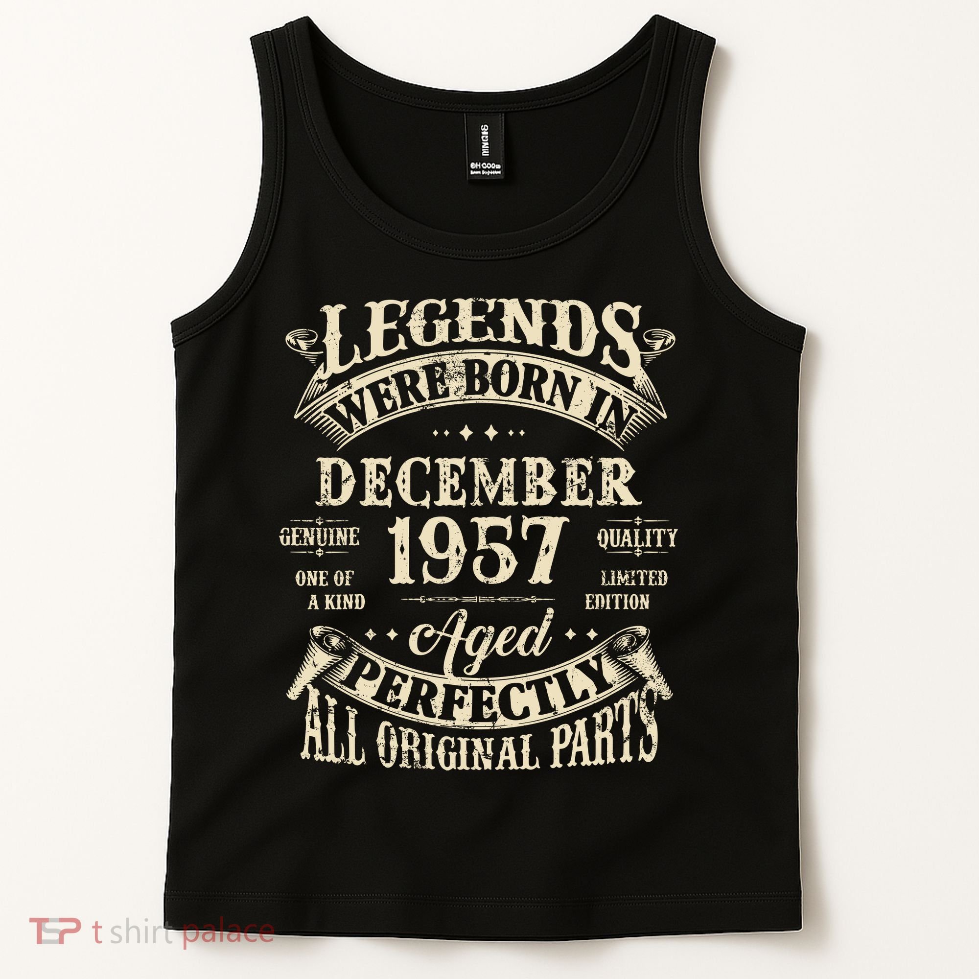 Birthday Gift 1957 Legend December 1957 Tank Top