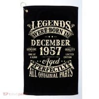 Birthday Gift 1957 Legend December 1957 Golf Towel thumb 0