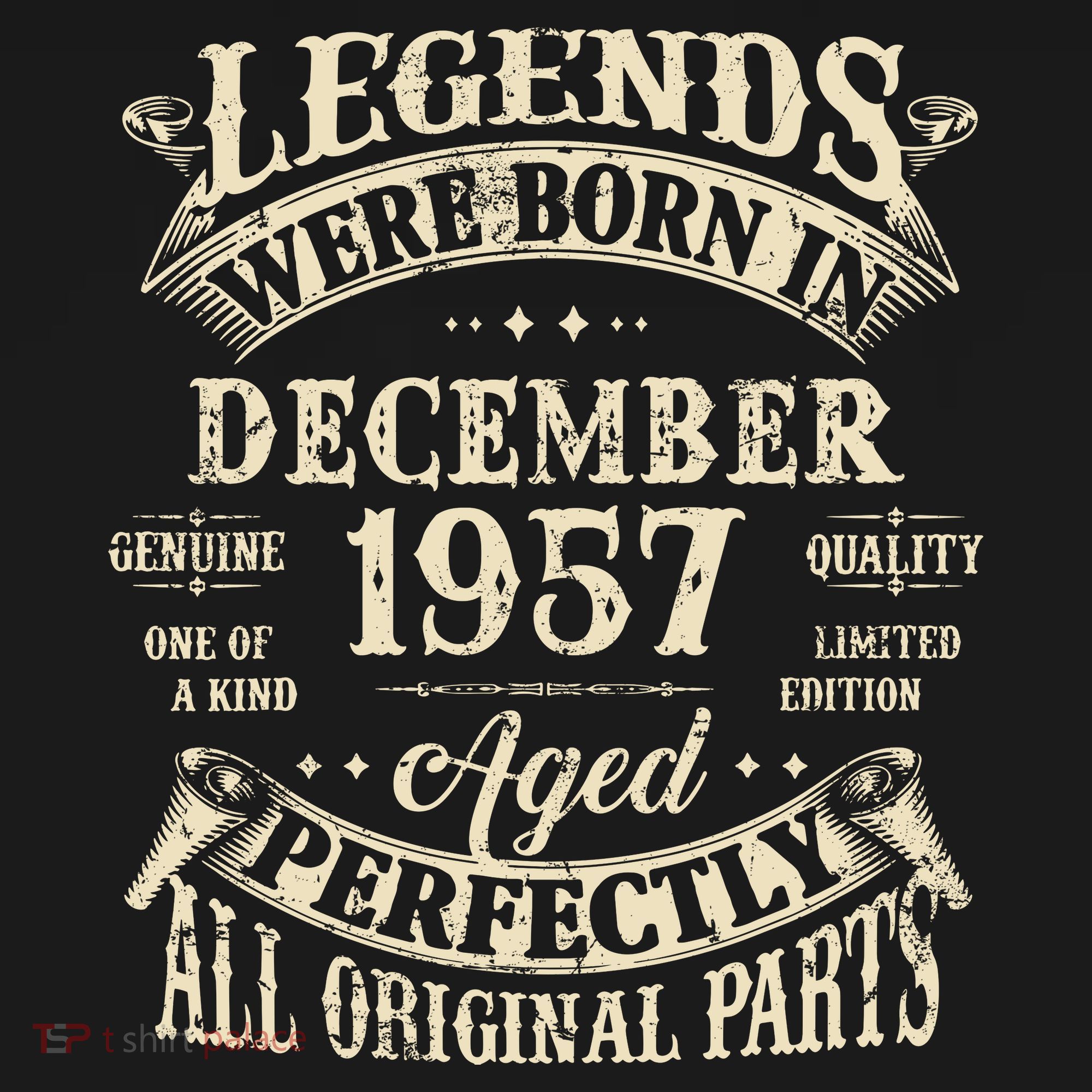 Birthday Gift 1957 Legend December 1957 Visor