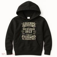 Birthday Gift 1957 Legend December 1957 Kids Hoodie thumb 0