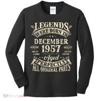 Birthday Gift 1957 Legend December 1957 Kids Long Sleeve Shirt thumb 0
