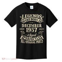 Birthday Gift 1957 Legend December 1957 Kids T-Shirt thumb 0