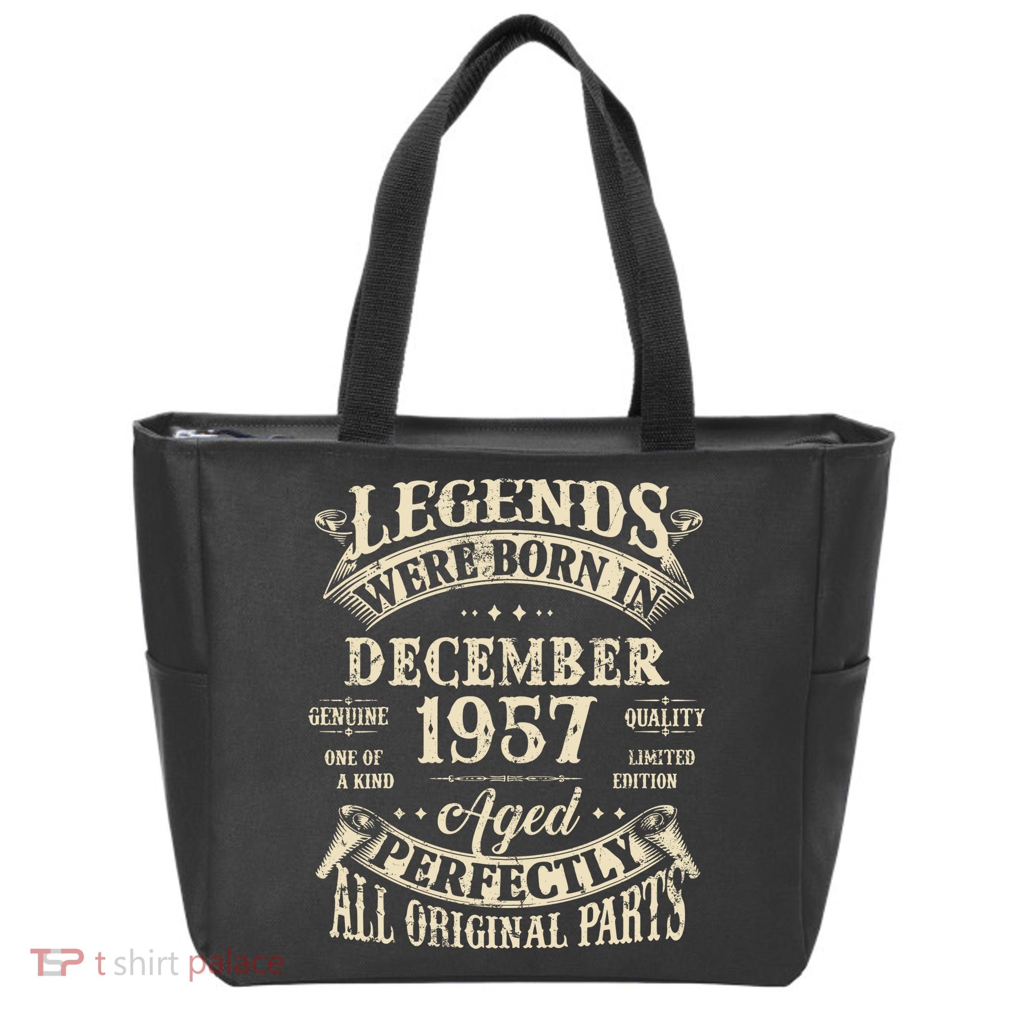 Birthday Gift 1957 Legend December 1957 Tote Bag