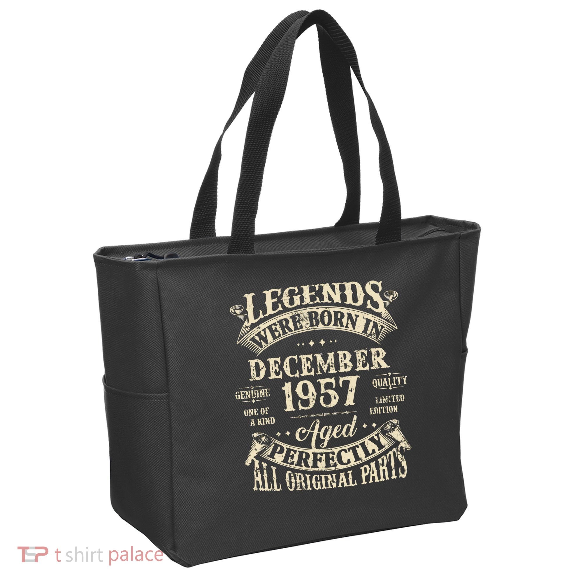 Birthday Gift 1957 Legend December 1957 Tote Bag