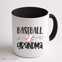 Baseball Grandma Arrow Coffee Mug thumb 1