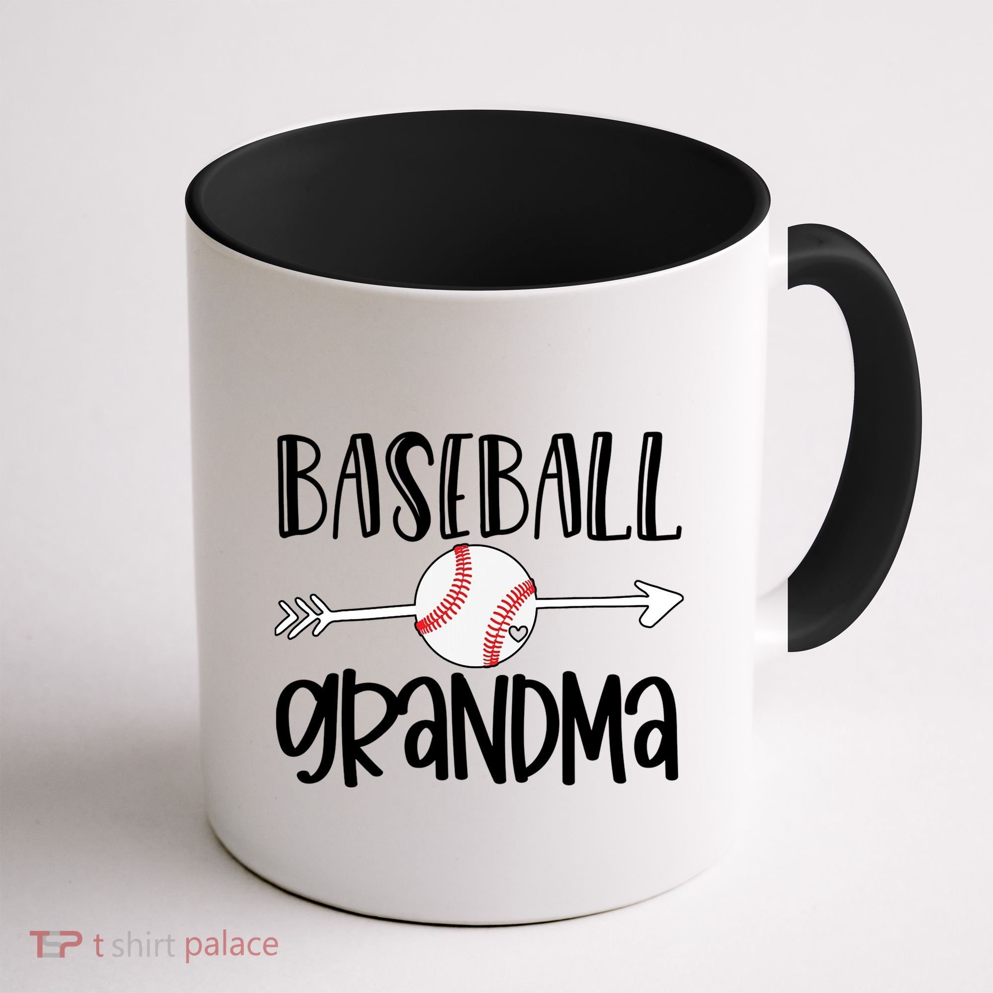 Baseball Grandma Arrow Coffee Mug