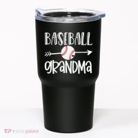 Baseball Grandma Arrow Tumbler thumb 0