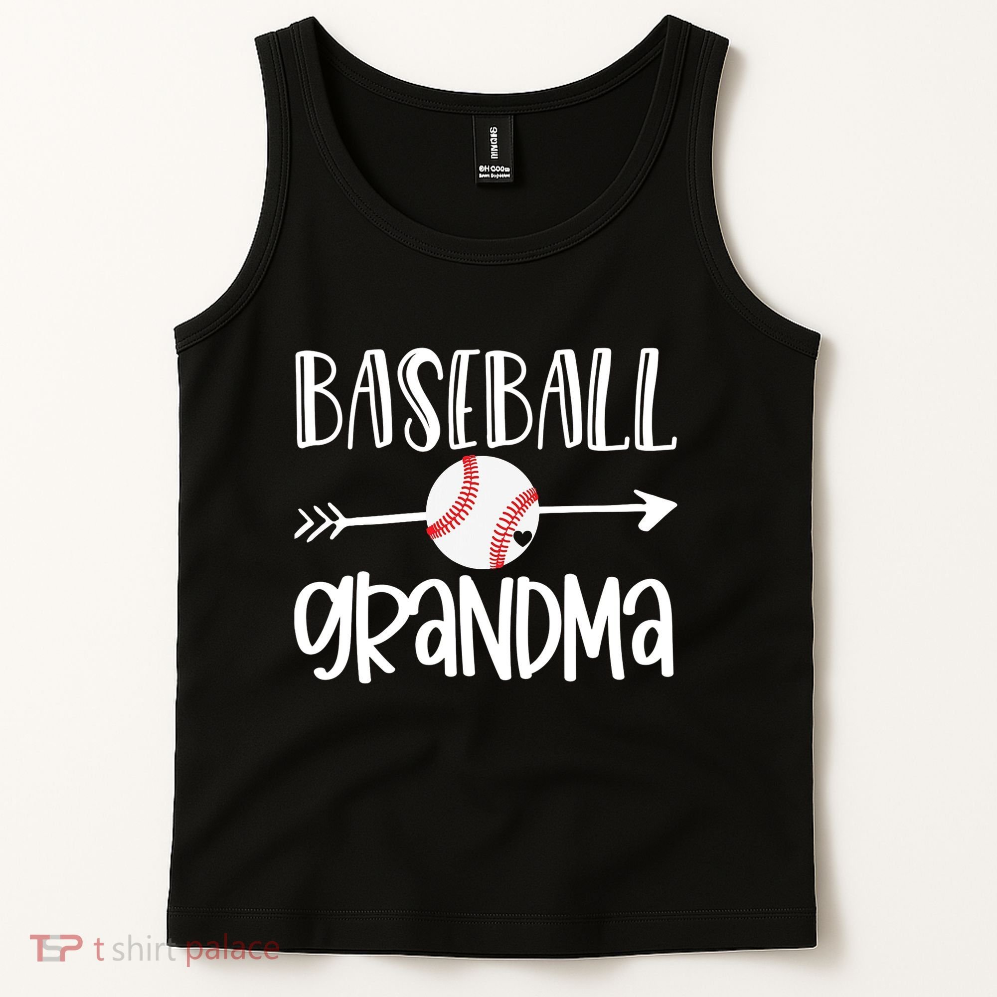 Baseball Grandma Arrow Tank Top