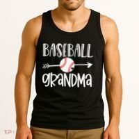Baseball Grandma Arrow Tank Top thumb 3
