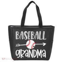 Baseball Grandma Arrow Tote Bag thumb 0