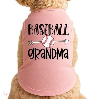 Baseball Grandma Arrow Doggie Tank