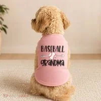 Baseball Grandma Arrow Doggie Tank thumb 2