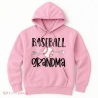 Baseball Grandma Arrow Hoodie thumb 0