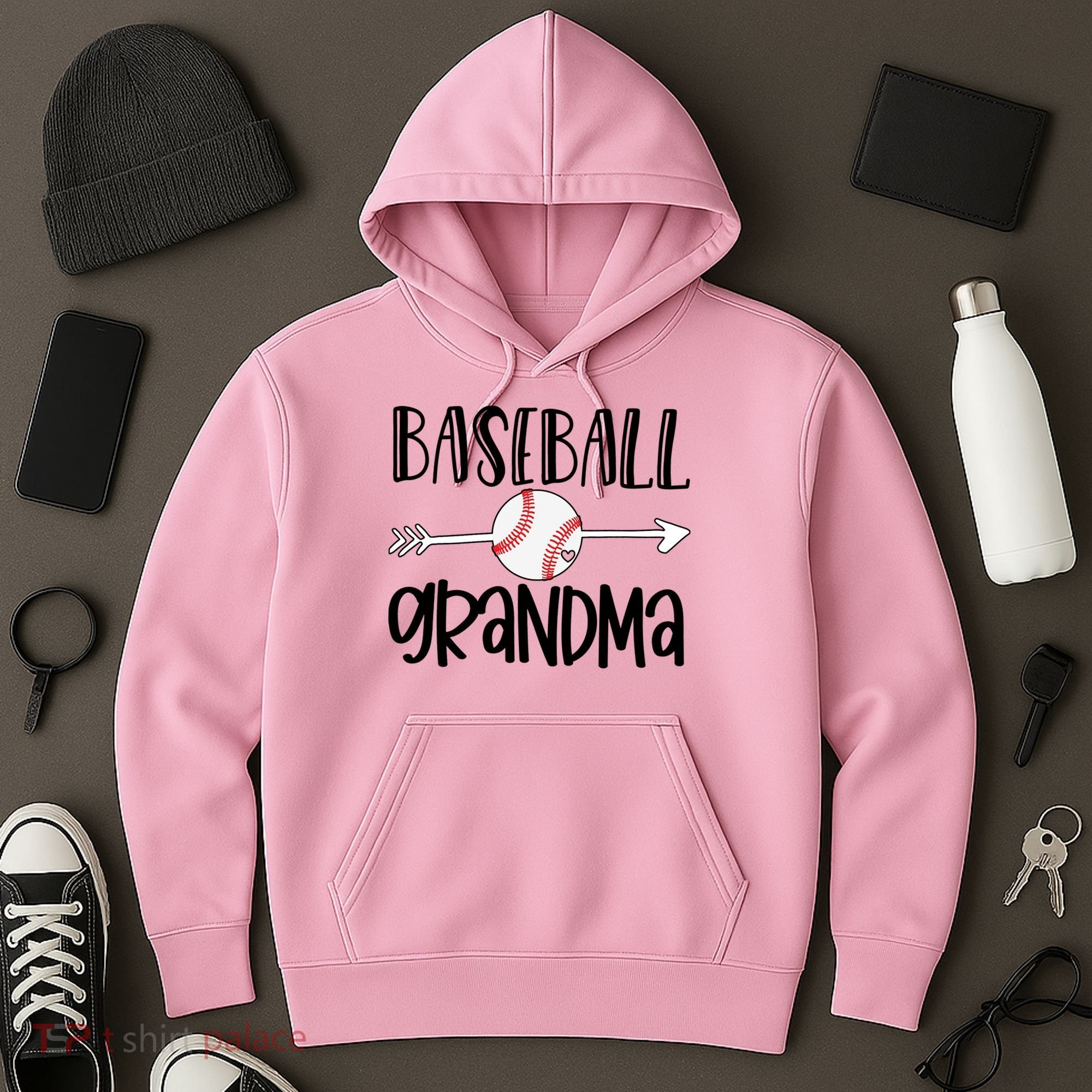 Baseball Grandma Arrow Hoodie