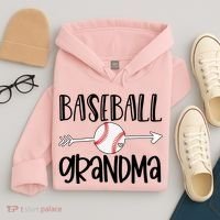 Baseball Grandma Arrow Hoodie thumb 4