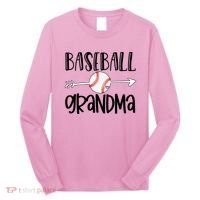 Baseball Grandma Arrow Long Sleeve Shirt thumb 0