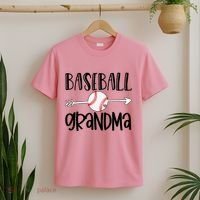 Baseball Grandma Arrow T-Shirt thumb 2