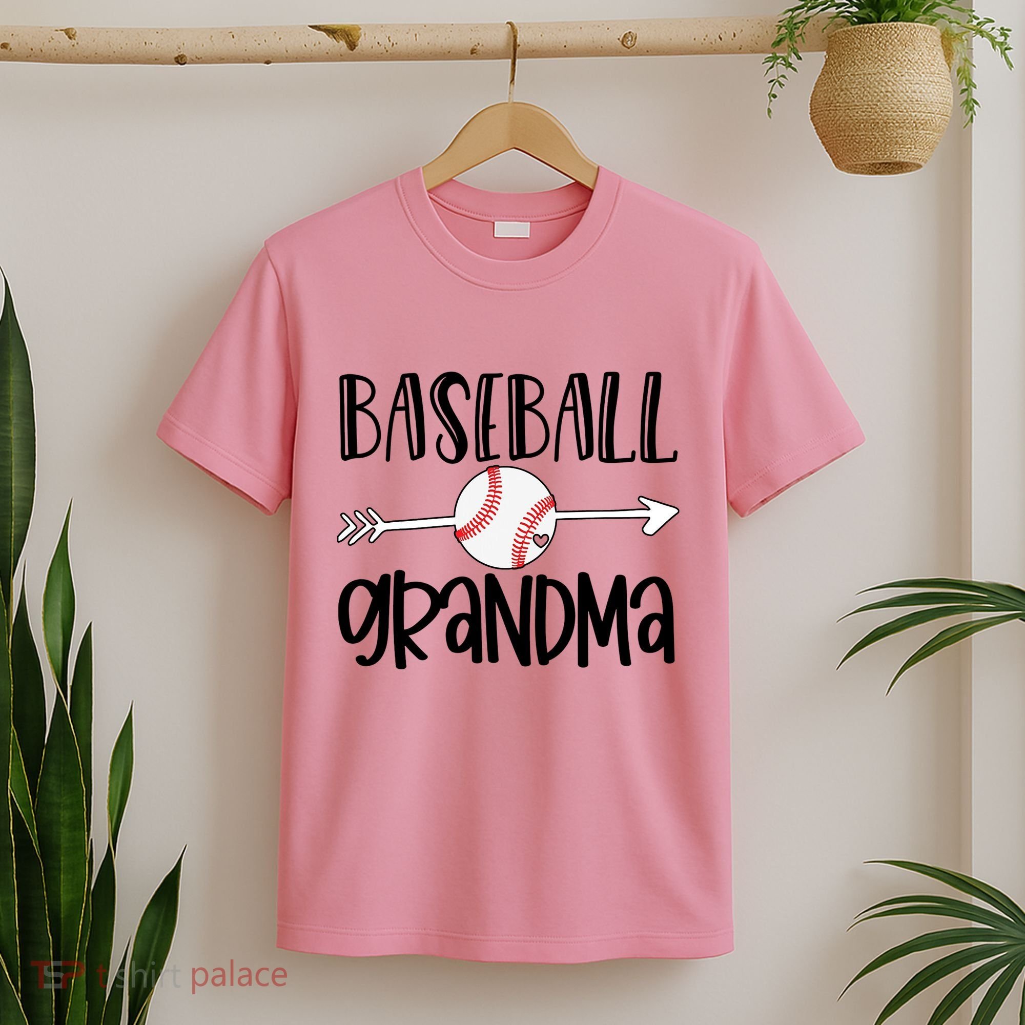 Baseball Grandma Arrow T-Shirt
