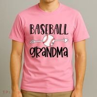 Baseball Grandma Arrow T-Shirt thumb 3