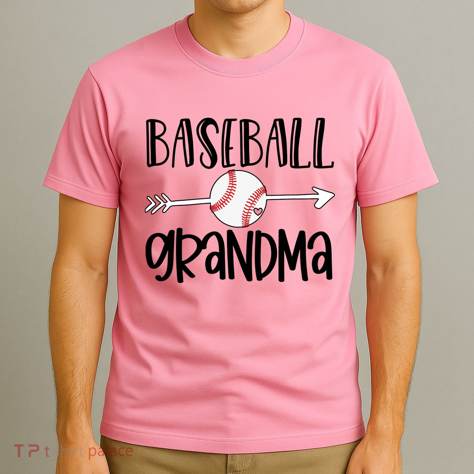 Baseball Grandma Arrow T-Shirt