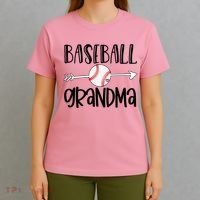 Baseball Grandma Arrow T-Shirt thumb 4
