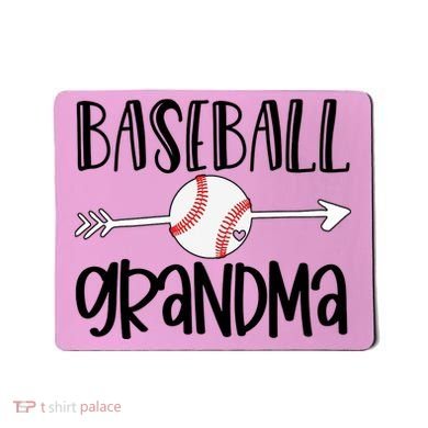 Baseball Grandma Arrow Mousepad