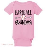 Baseball Grandma Arrow Baby Bodysuit thumb 0