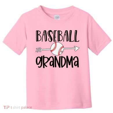 Baseball Grandma Arrow Toddler T-Shirt