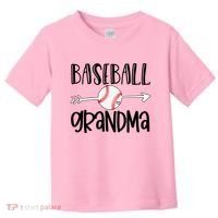 Baseball Grandma Arrow Toddler T-Shirt thumb 0