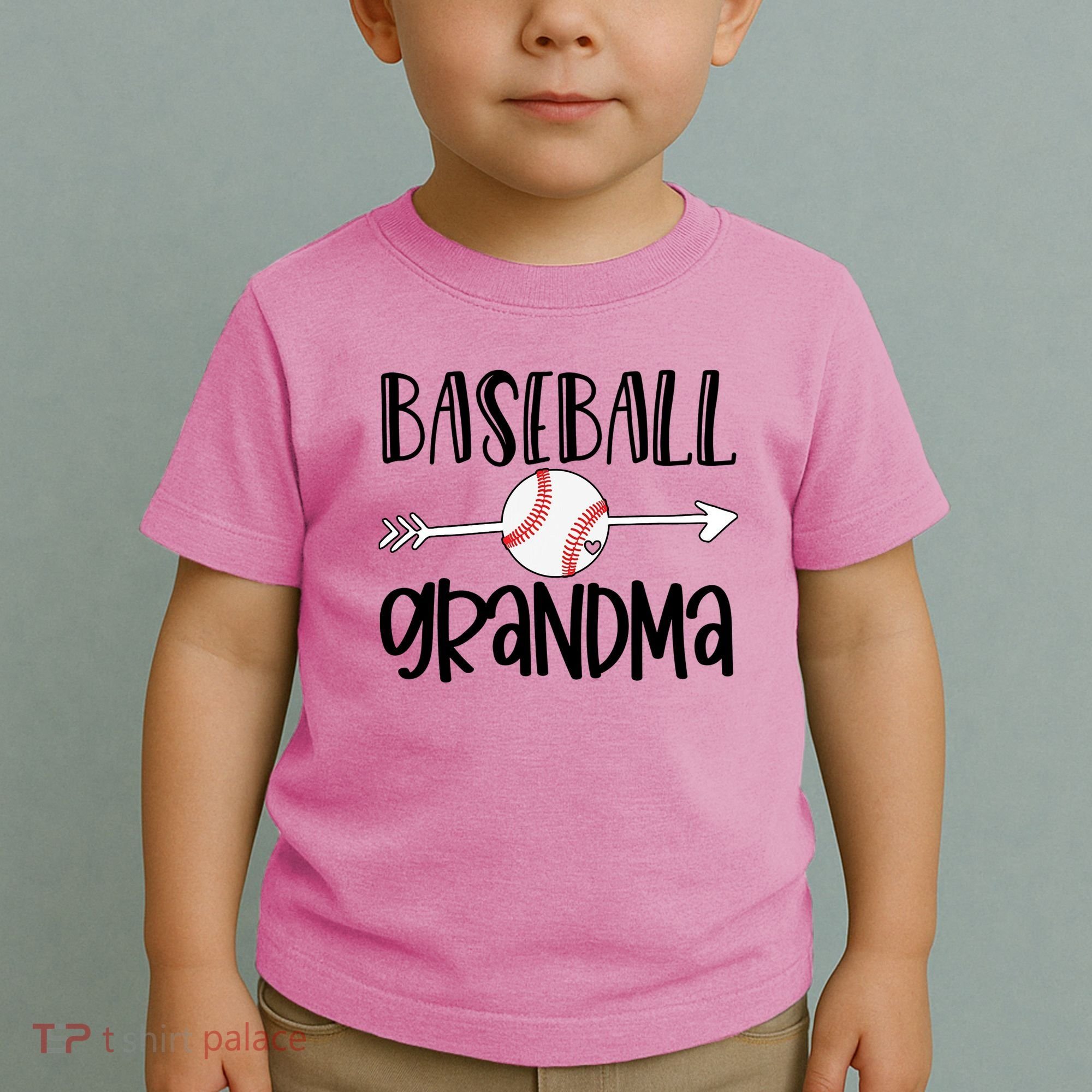 Baseball Grandma Arrow Toddler T-Shirt