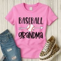 Baseball Grandma Arrow Women's T-Shirt thumb 3
