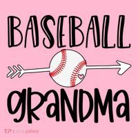 Baseball Grandma Arrow Women's T-Shirt thumb 6