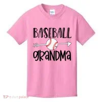 Baseball Grandma Arrow Kids T-Shirt thumb 0