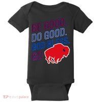 Be Good And Do Good God Bless Go Buffalo Baby Bodysuit thumb 0