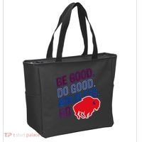 Be Good And Do Good God Bless Go Buffalo Tote Bag thumb 2