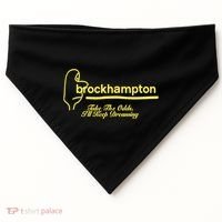 Brockhampton Ginger Anniversary Take The Odds ILl Keep Dreaming USA-Made Doggie Bandana thumb 0