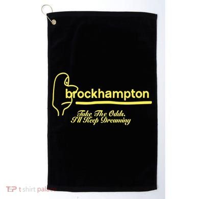 Brockhampton Ginger Anniversary Take The Odds ILl Keep Dreaming Golf Towel