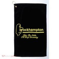 Brockhampton Ginger Anniversary Take The Odds ILl Keep Dreaming Golf Towel thumb 0