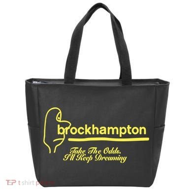 Brockhampton Ginger Anniversary Take The Odds ILl Keep Dreaming Tote Bag
