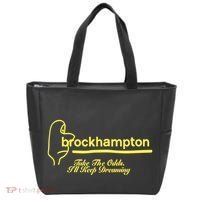 Brockhampton Ginger Anniversary Take The Odds ILl Keep Dreaming Tote Bag thumb 0
