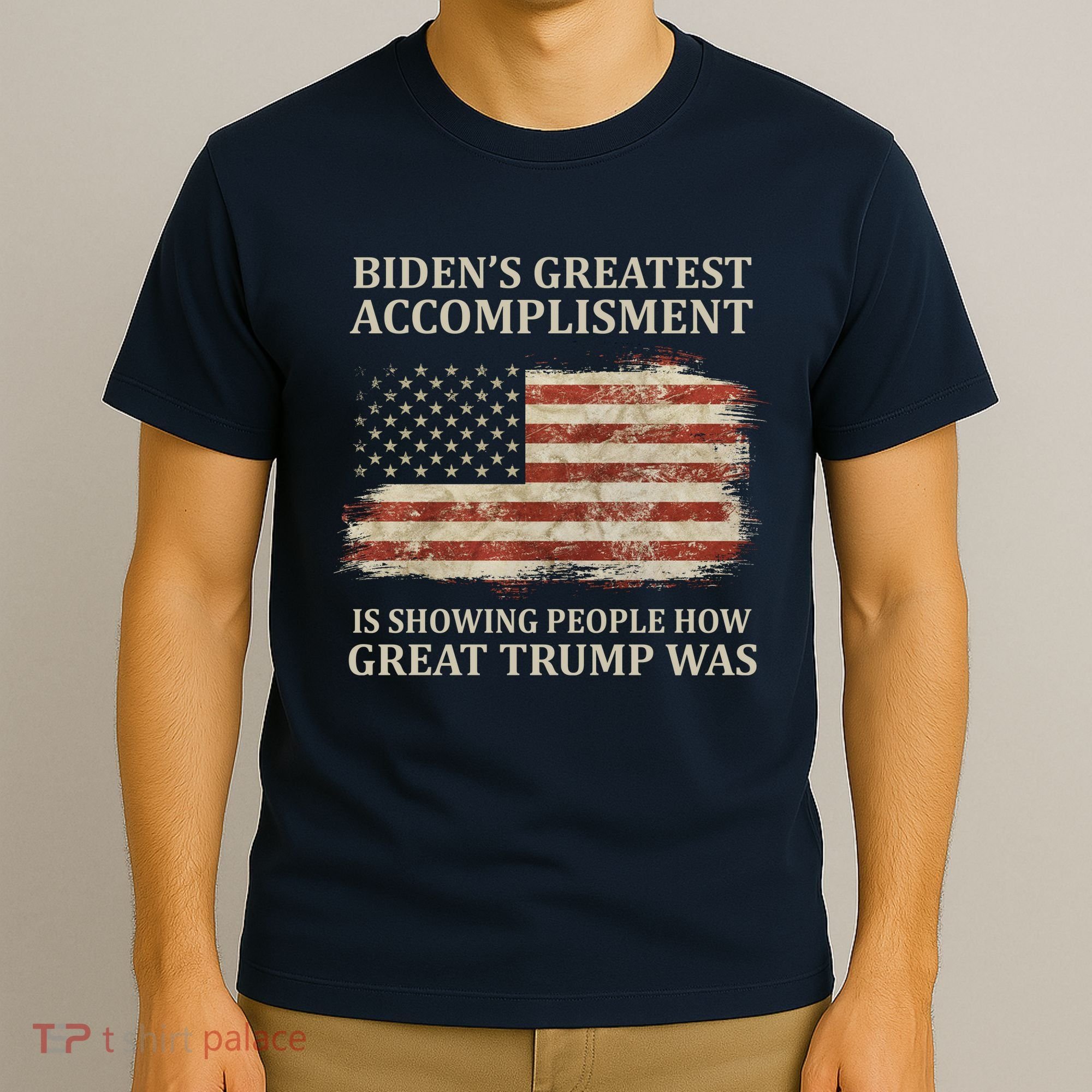Bidens Greatest Accomplishment Is Showing People How Great Trump Was Usa T-Shirt