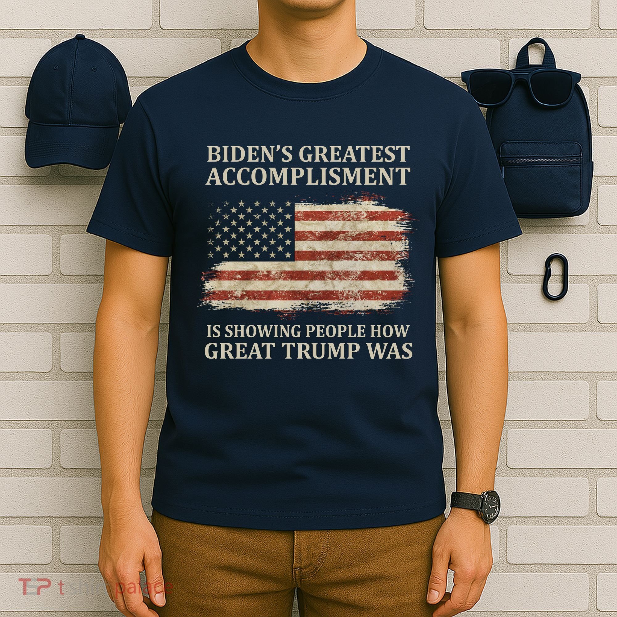 Bidens Greatest Accomplishment Is Showing People How Great Trump Was Usa T-Shirt